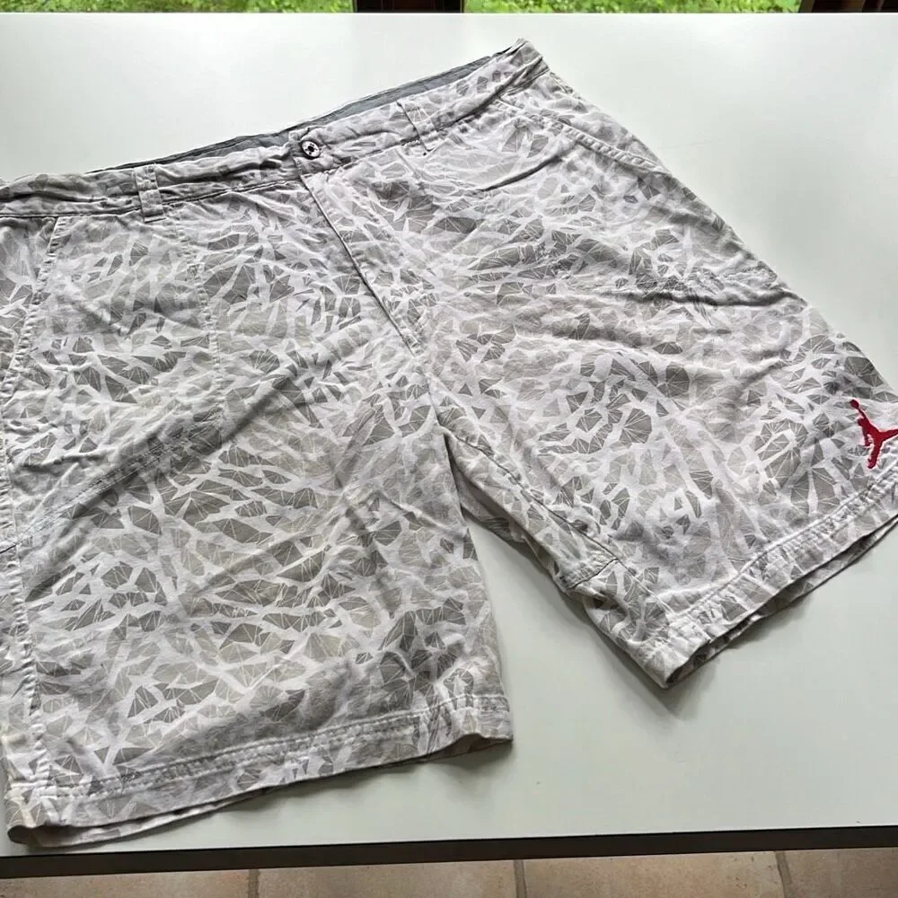 Jordan Giraffe Print Cotton Baggy Shorts Mens 38x10